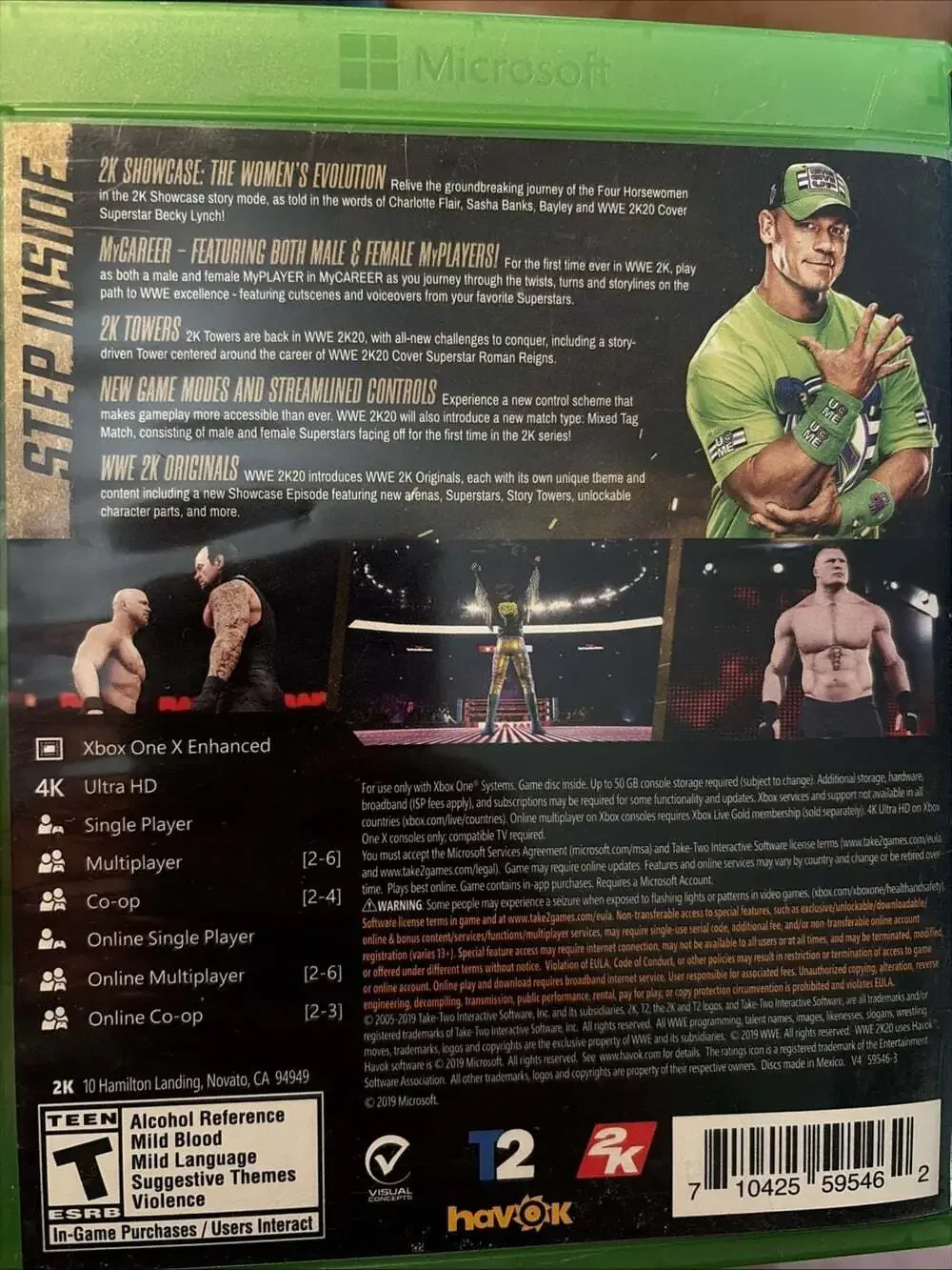 W2K20 Deluxe Edition - Microsoft Xbox One Roman Reigns & Becky Lynch Cover